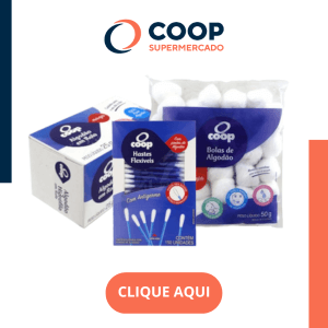 Exclusivos Coop Algodão e Hastes Flexíveis Coop