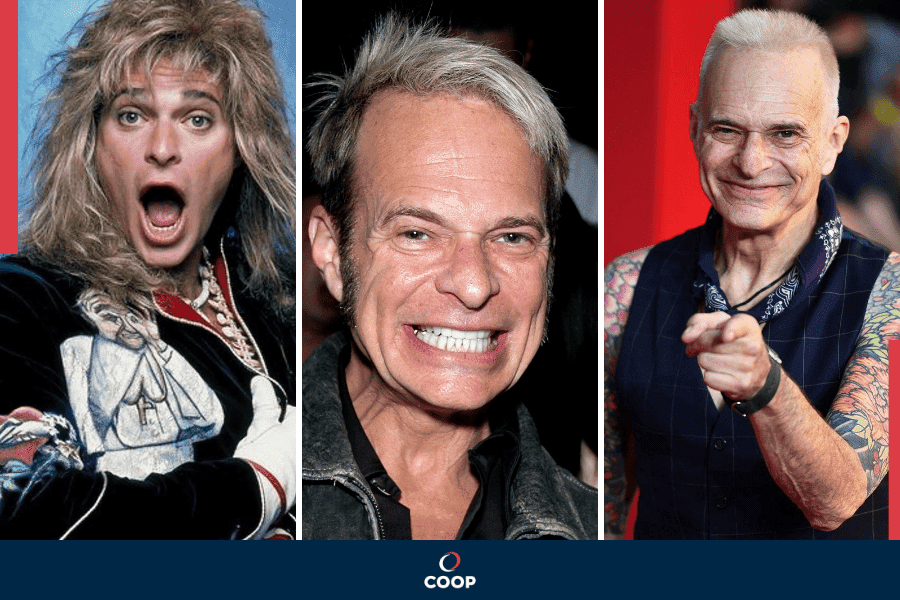 David Lee Roth antes e depois