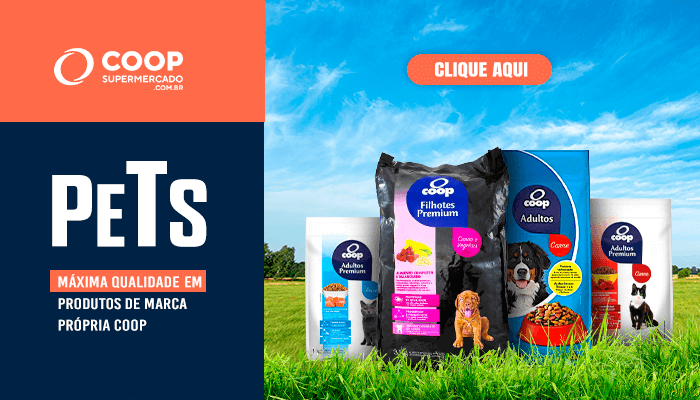 Linha Pets Exclusivos Coop Marca Própria