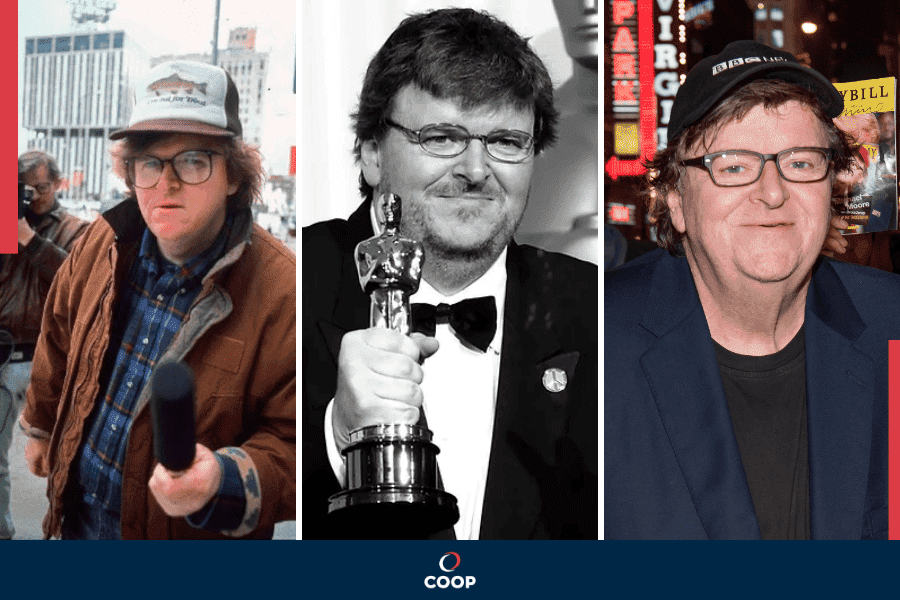 Michael Moore antes e depois